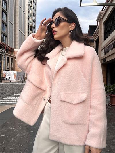 Premium Yumoş Pembe Kürk