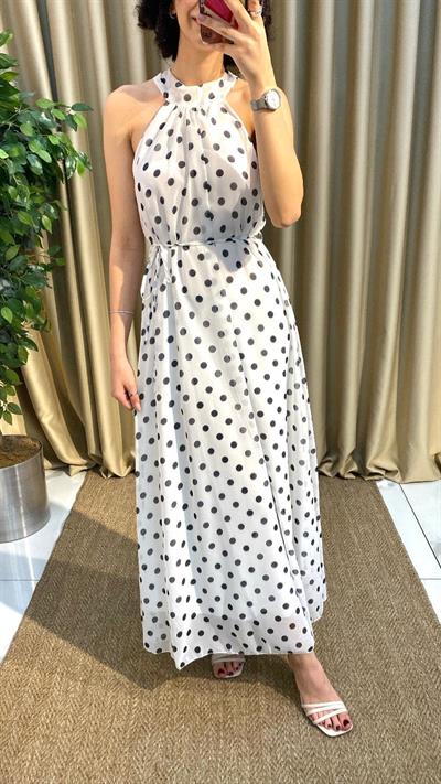 Puantiyeli Elbise