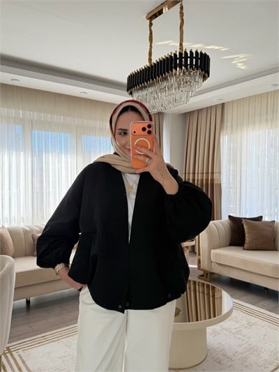RUYA ANVELOP CEKET SİYAH