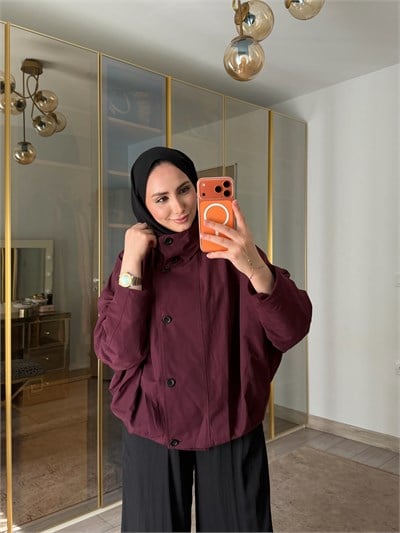 ZR MODEL BOMBER TRENÇ CEKET BORDO