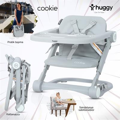 Huggy Cookie Portatif Katlanabilir Taşınabilir Mama Sandalyesi
