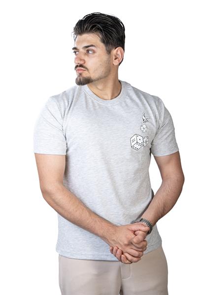 T-SHIRT GRAY MELANGE