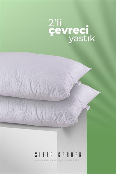 Sleep Garden 2'li Set Çevreci YastıkSleep Garden 2'li Set Çevreci Yastık - SleepGarden.com.tr. Kaliteli mikrofiber dış malzeme ve silikon dolgu ile 50x70 boyutlarında çevreci yastık seti. Sleep Garden