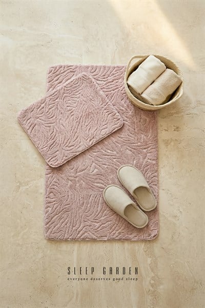 Sleep Garden Calma Banyo Paspas Seti Kaydırmaz 60x100 cm + 50x60 cm MürdümSleep Garden Calma Banyo Paspas Seti Kaydırmaz 60x100 cm + 50x60 cm MürdümSleep Garden
