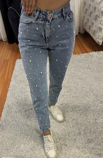 İnci Detay Mom Jean