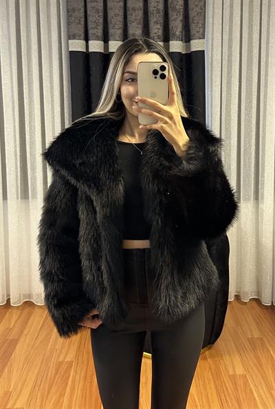 Lolita Kürk Siyah