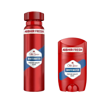 Old Spice Whitewater Sprey Deodorant+Stick