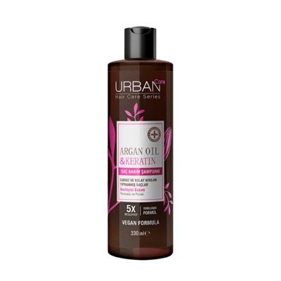Urban Argan Yağı ve Keratin Yıpranmış Saçlar Bakım Şampuanı 330 Ml