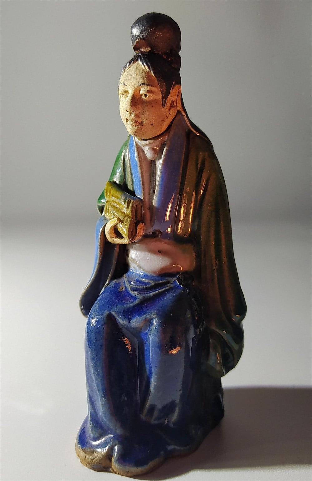 Art Deco Çin Menşei Çini Biblo #2