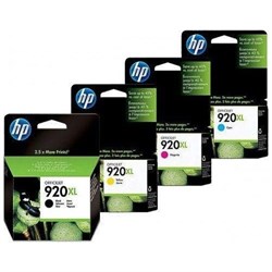 HP 920 XL Mürekkep Püskürtmeli Siyah-Renkli Kartuş Set