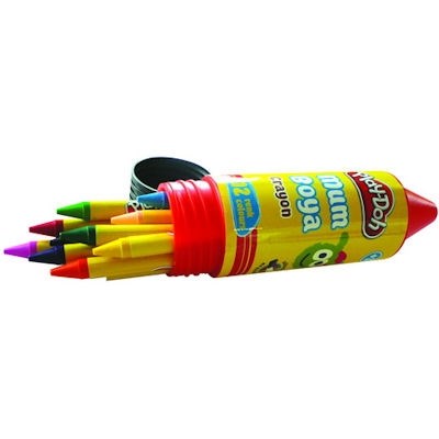 Play-Doh 12 Renk Crayon Tüplü Mum Boya