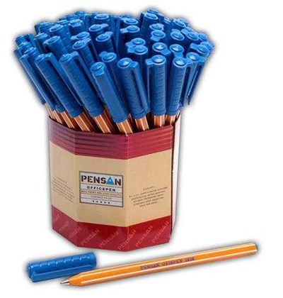 Pensan 1010 Ofis Pen Mavi Tükenmez Kalem (60 lı Kutu)