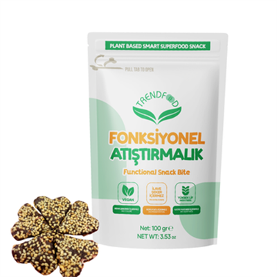 100 g Şeker ilavesiz Sağlıklı Atıştırmalık, Moringa, Psyllium (karnıyarık otu tohumu)