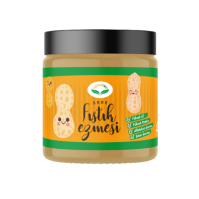 Trend Food 350 g %100 Doğal Şekersiz Sade Fıstık Ezmesi (kavrulmuş)