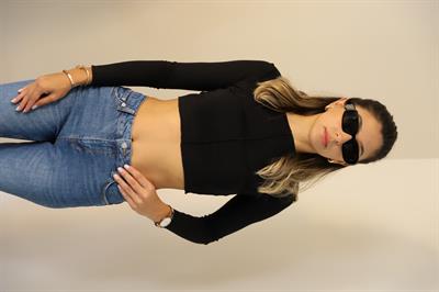 Siyah ZR Dikişli Bluz