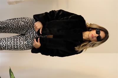 Siyah ZR Kürk Kaban