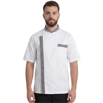 Formteks Aşçı Ceket Füme Verevli
