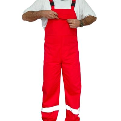 Formteks  Bahçıvan Tulumu/Salopet  Askılı Kırmızı