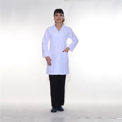 Formteks Bayan Dr. Önlük Apaj Yaka Çıtçıtlı