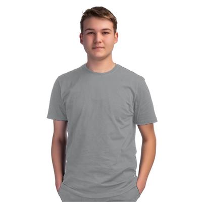 Formteks Bisiklet Yaka Süprem Tişört Gri