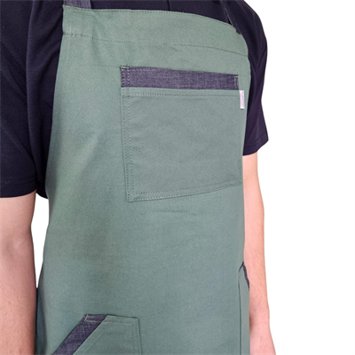 Formteks Boyundan Toka Ayarlı Boydan Önlük Yeşil