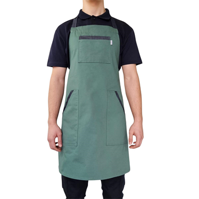 Formteks Boyundan Toka Ayarlı Boydan Önlük Yeşil
