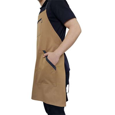 Formteks Boyundan Toka Ayarlı  Boydan Önlük Bej