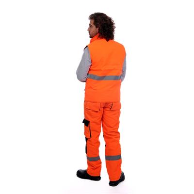 Formteks Çok Cepli Kapitoneli Yelek Turuncu