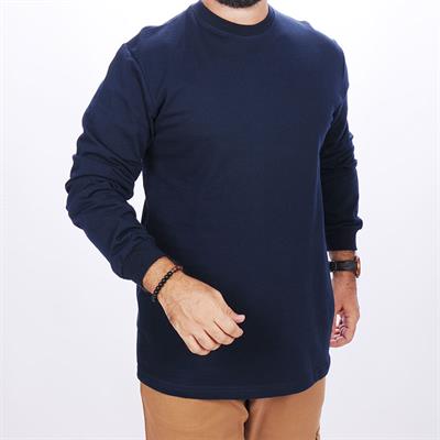 Formteks İş Sweatshirt Bisiklet Yaka Lacivert