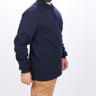 Formteks İş Sweatshirt Polo Yaka Lacivert