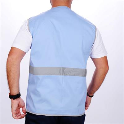 Formteks İşçi Çok Cepli Reflektörlü  Alet Yeleği  Mavi