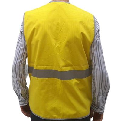 Formteks İşçi Çok Cepli Reflektörlü Alet Yeleği Sarı