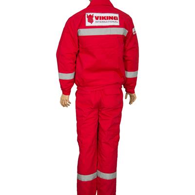 Formteks İşçi Takımı  Kapitoneli Kırmızı