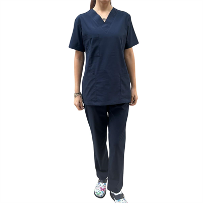 Formteks Kadın Hemşire Takım Likralı Lacivert