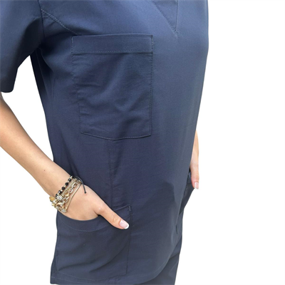 Formteks Kadın Hemşire Takım Likralı Lacivert