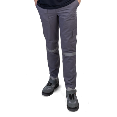 Formteks Kargo Pantolon 16/12 Gabardin Reflektörlü Gri
