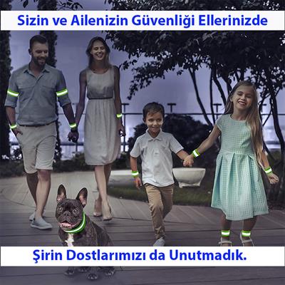 Formteks Reflektörlü Cırtcırtlı Tak Kullan (yeni Yasaya Uygun) kolbandı yeşil