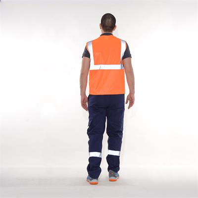 Formteks Reflektörlü Mühendis Yelek Turuncu