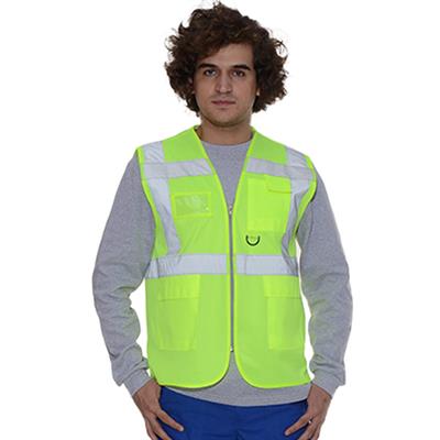 Formteks Reflektörlü Mühendis Yelek Yeşil