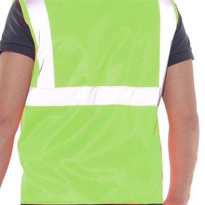 Formteks Reflektörlü Mühendis Yelek Yeşil