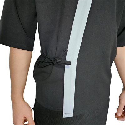 Formteks Sushi Şef Kimono Ceketi Siyah Beyaz