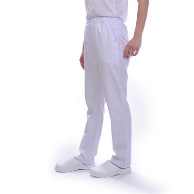 Formteks Unisex  Alpaka Aşçı Pijama  Beyaz