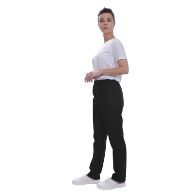 Formteks Unisex   Alpaka Aşçı Pijama Siyah