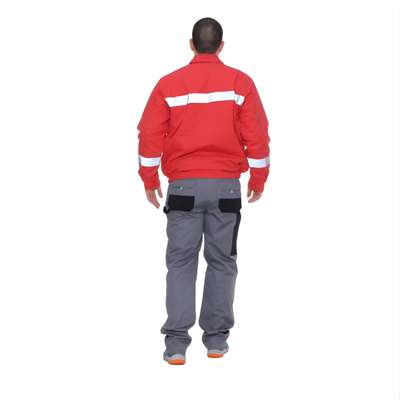 Reflektörlü Su Geçirmez Kaban Kırmızı