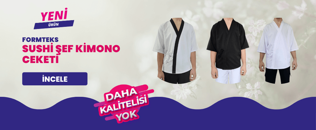 Formteks Sushi Şef Kimono Ceketi