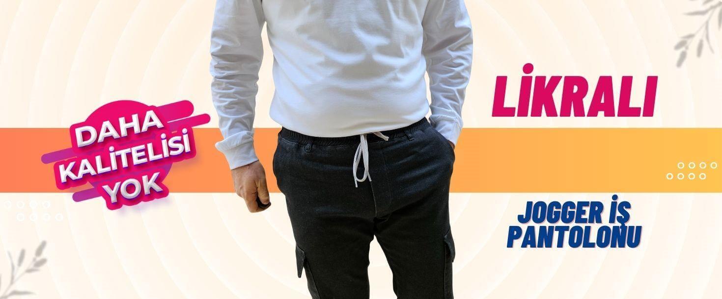 Likralı Jogger İŞ Pantolonu
