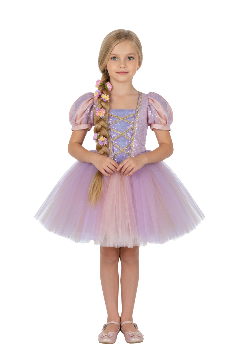 Fairyland Couture - V2 Rapunzel Mini Prenses Kostüm
