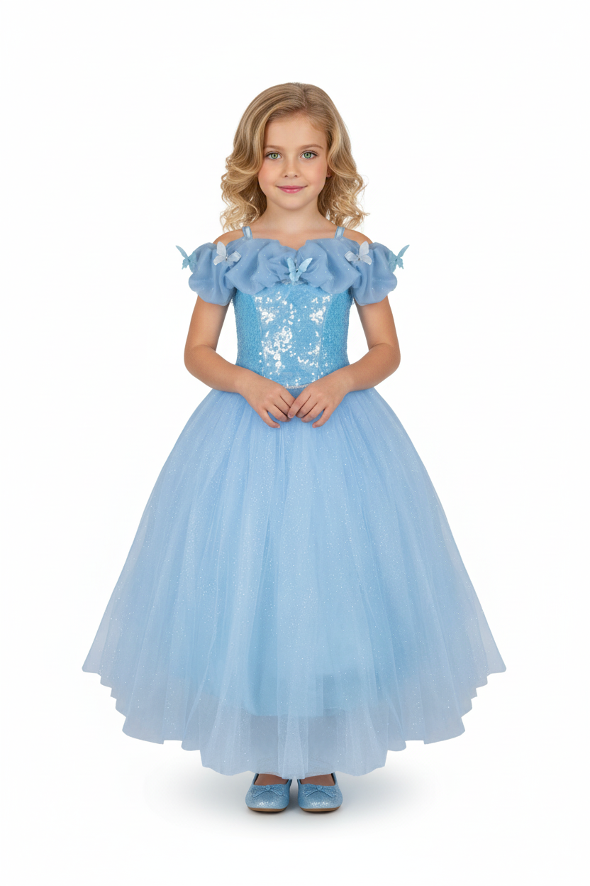 Cinderella Movie Prenses Kostüm