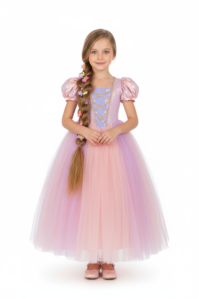 Fairyland Couture - V2 Rapunzel Prenses Kostüm