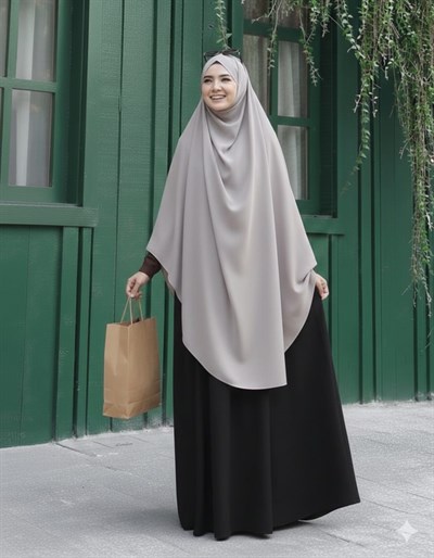 Uzun Sufle Açık Gri